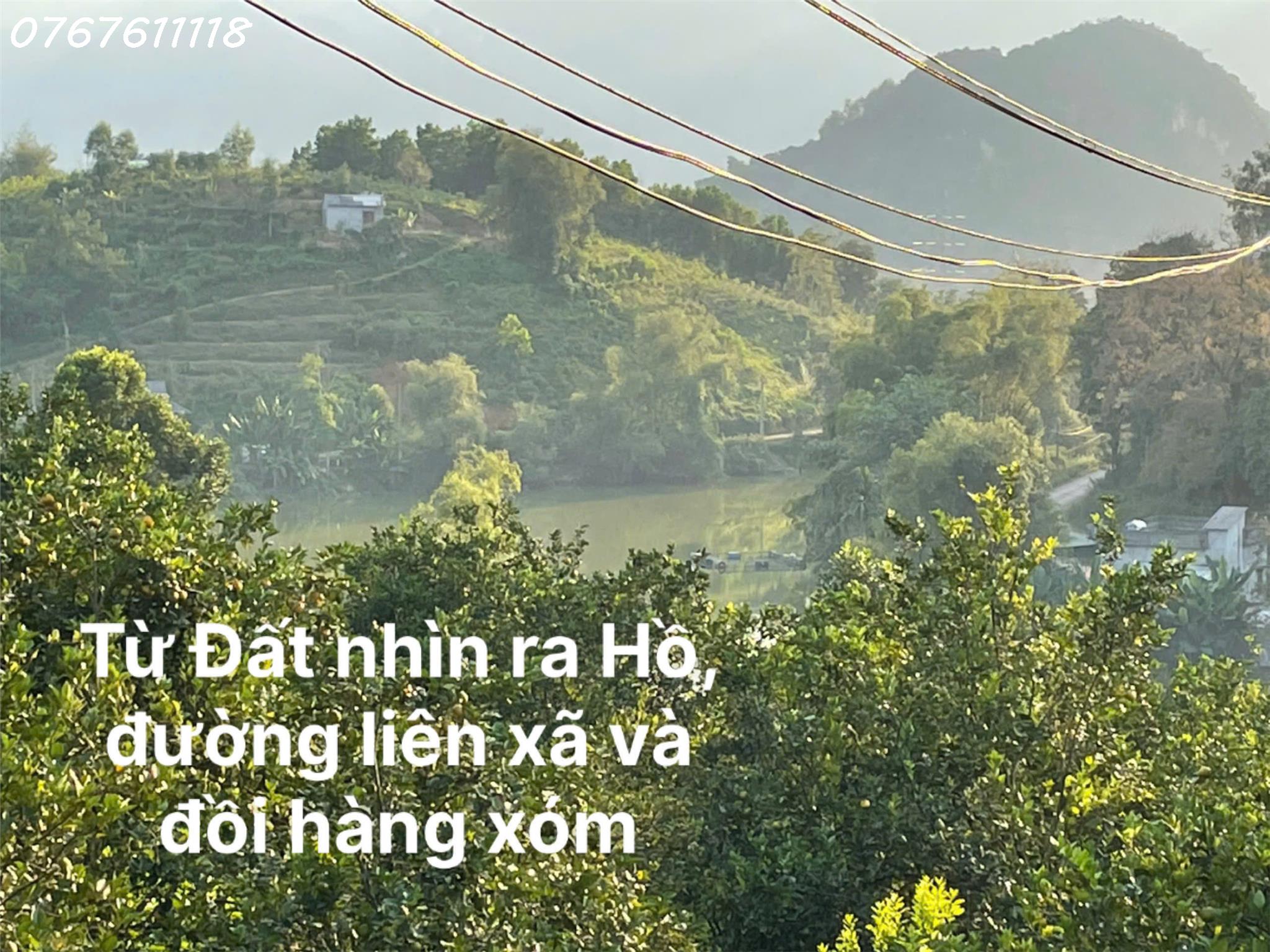 Bán đất nhà vườn Tuân Lộ Tân Lạc,view hồ thủy nông,gần TT Mãn Đức,1.1ha,3 tỷ dư - Ảnh chính